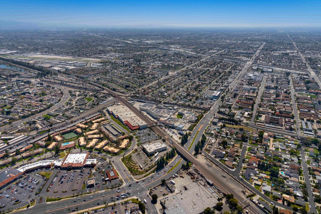 The above aerial is in Buena Park, CA. This project is being managed by Shopoff and is a holding of a Shopoff Fund.